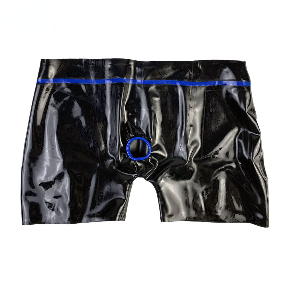 Boxer i latex sexiga för män