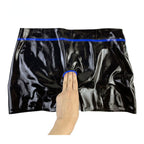 Boxer i latex sexiga för män
