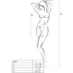 PASSION - BS097 BODYSTOCKING NEGRO TALLA UNICA