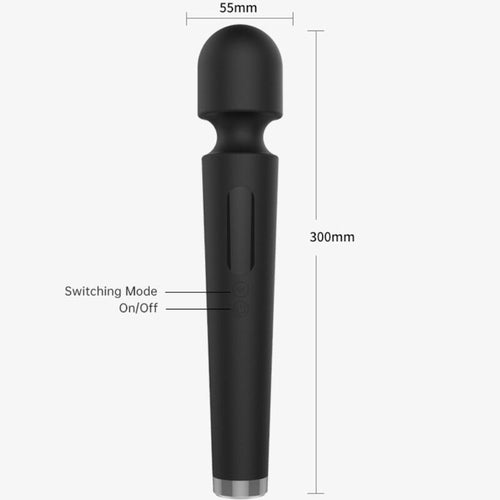 ARMONY - X POWER LARGE MASSAGER & VIBRATOR 7 VIBRATIONS BLACK