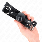 KINK - BLACK TPE BALL 4 CM GAG 60 x 2 CM