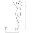 PASSION - WOMAN BS017 WHITE BODYSTOCKING ONE SIZE