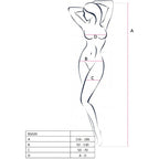 PASSION - WOMAN BS020 WHITE BODYSTOCKING ONE SIZE