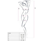 PASSION - WOMAN BS026 BODYSTOCKING WHITE DRESS STYLE ONE SIZE