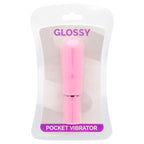 GLOSSY - POCKET VIBRATOR DEEP ROSE