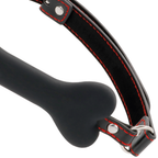 DARKNESS - BLACK BONE SILICONE GAG