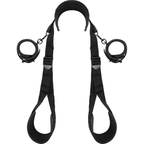 FETISH SUBMISSIVE - OPEN LEGS POSITION WITH NOPRENE LINING HANDCUFFS
